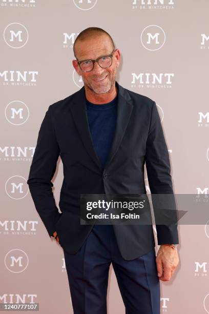 Andreas Rebbelmund during the opening of Germany's first dental spa by celebrity doctor Mariana Mintcheva on May 19, 2022 in Duesseldorf, Germany.