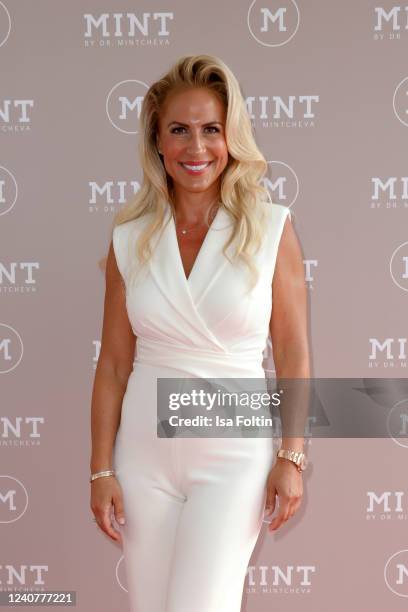 Mariana Mintcheva during the opening of Germany's first dental spa by celebrity doctor Mariana Mintcheva on May 19, 2022 in Duesseldorf, Germany.