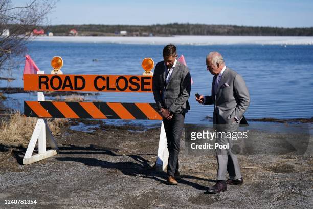Prince Charles, Prince of Wales participates in a discussion with local experts on the impact of climate change in Northern Canada and the importance...