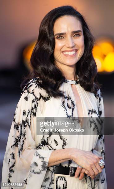 Jennifer Connelly attends the Royal Performance of "Top Gun: Maverick" at Leicester Square on May 19, 2022 in London, England.