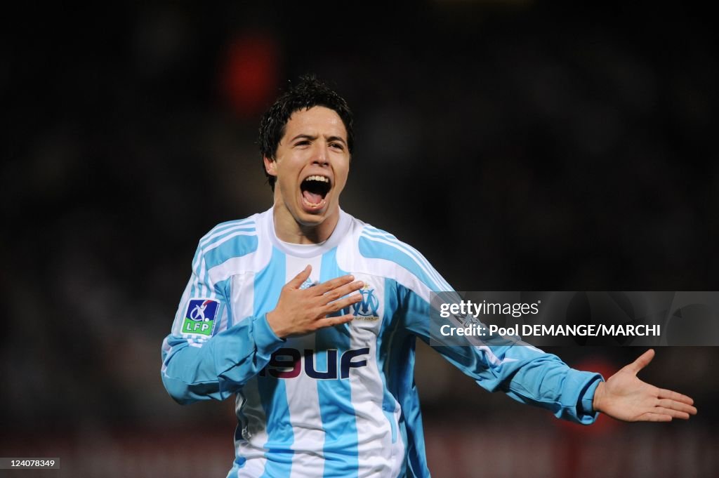 Samir Nasri, Player At The Olympic Games Of Marseilles In Metz, France On April 12, 2008.