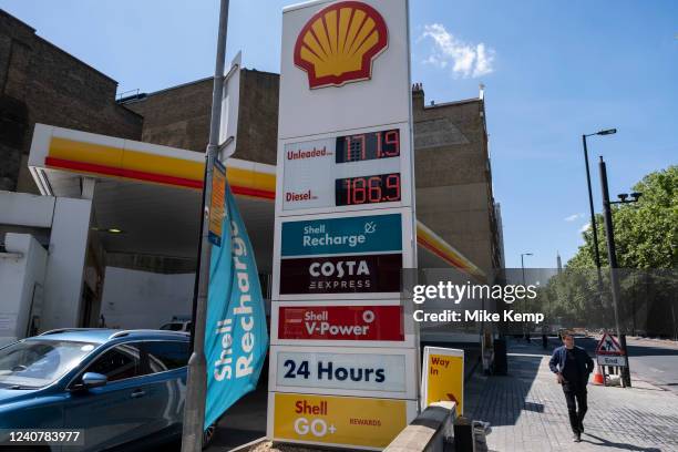 Pressure is felt at the petrol pumps at this Shell garage as the price per litre continues to increase adding more economic difficulty due to...