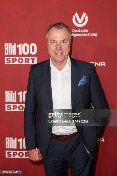 Clemens Tönnies attends the "BILD100 SPORT" Get-together at Axel Springer Haus on May 20, 2022 in Berlin, Germany.