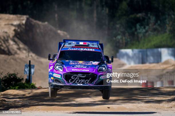 Adrien Fourmaux and Alexandre Coria in action during the FIA World Rally Championship Portugal - Day One on May 19, 2022 in Porto, Portugal.