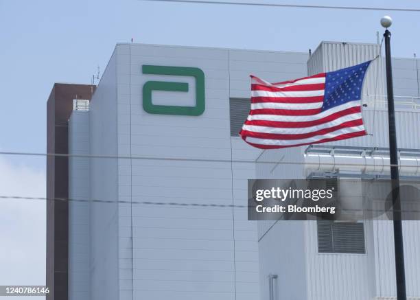 An American flag outside the Abbott Nutrition factory in Sturgis, Michigan, US, on Thursday, May 19, 2022. A leading House Democrat plans to grill...