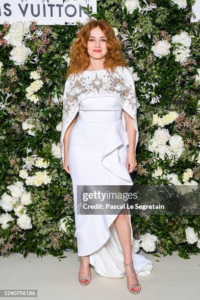 Marine Delterme attends the Vanity Fair x Louis Vuitton dinner during the 75th annual Cannes Film Festival at Fred LEcailler on May 20, 2022 in...