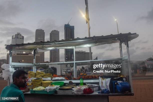 Street fast food vendor is seen in this picture amid the economic crisis in Colombo, Sri Lanka May 20, 2022