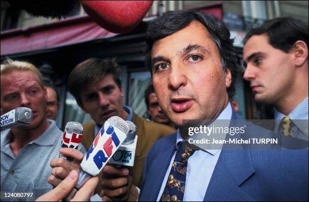 Case, hearing at 'Ligue national de football' in Paris, France on September 04, 1993 - Michel Coencas.