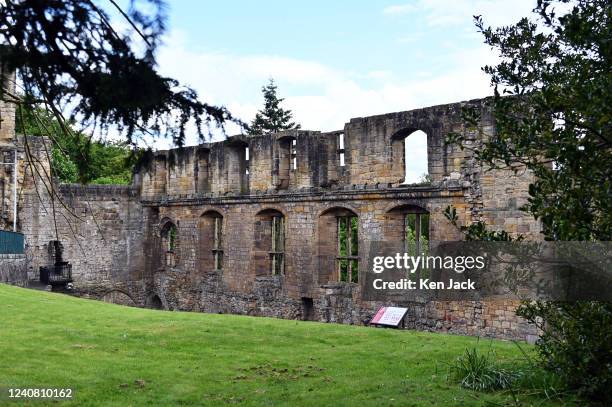 View of the ruins of Dunfermline's Royal Palace, as it was announced that Dunfermline has been granted City status as part of Queen Elizabeth's...