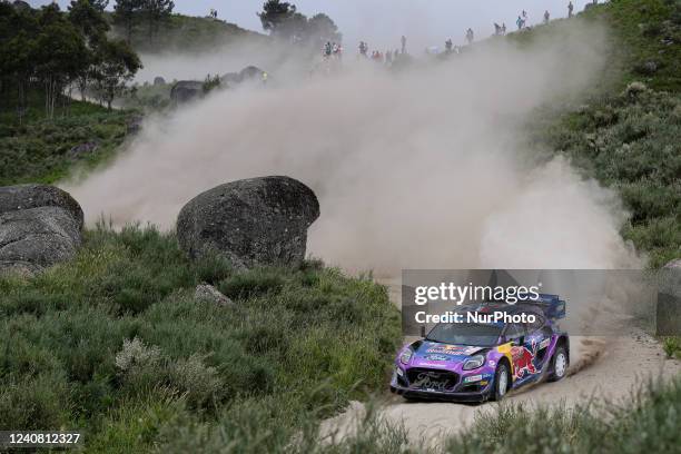 Adrien FOURMAUX and Alexandre CORIA in FORD Puma Rally1 of M-SPORT FORD WORLD RALLY TEAM in action during the SS13 - Vieira do Minho of the WRC...