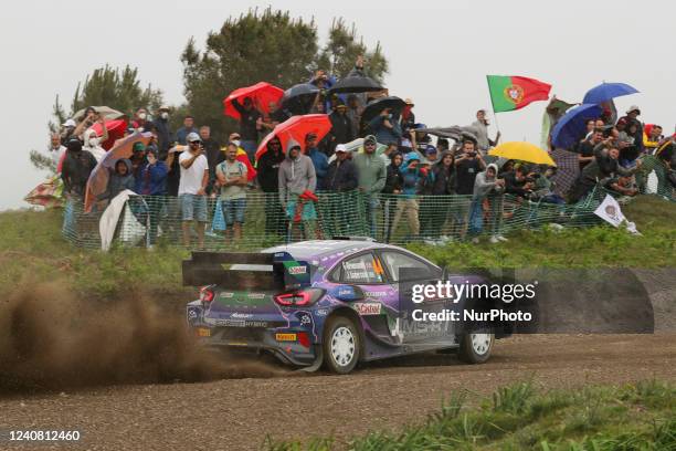 Gus GREENSMITH and Jonas ANDERSSON in FORD Puma Rally1 of M-SPORT FORD WORLD RALLY TEAM in action during the SS13 - Vieira do Minho of the WRC...