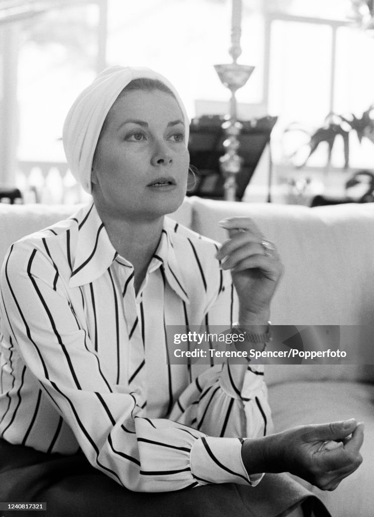 Princess Grace Of Monaco At Home In Monte Carlo