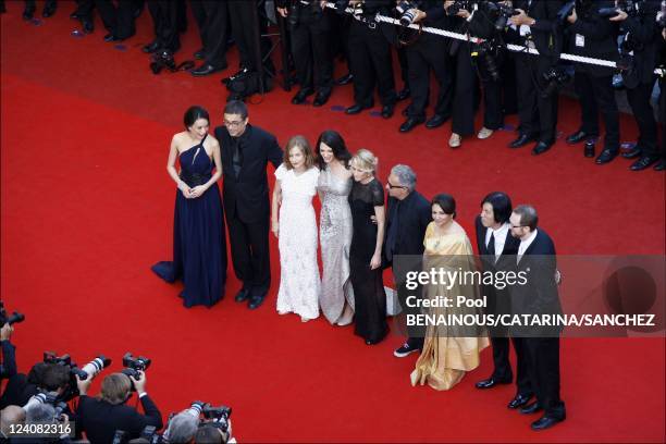 Stairs of the movie "Coco Chanel and Igor Stravinsky" and Palme d'Or Closing Ceremony at the 62nd Cannes Film Festival In Cannes, France On May 24,...