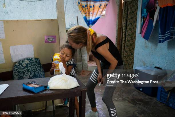 After days of searching, Yohana Perdomo finally had a successful day buying milk for her daughter, four-year-old, Laurent Alemany. She got a bag of...