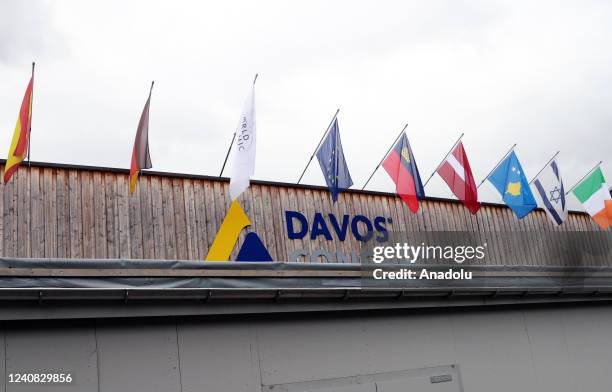 World Economic Forum annual meeting is held after two-year hiatus due to COVID-19 in Davos, Switzerland on May 22, 2022. It is expected that fifty...