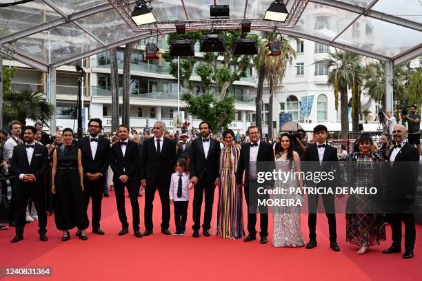 Iranian actor Sina Parvaneh, actress Alice Rahimi, actor Arash Ashtiani, producer Jacob Jarek, Iranian actor Mehdi Bajestani, Iranian-Danish director...