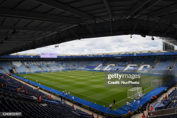 General view of the King Power Stadium, home to Leicester City during the Premier League match between Leicester City and Southampton at the King...
