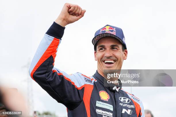 Dani SORDO reacts during the SS21 - Fafe 2 - Power Stage of the WRC Vodafone Rally Portugal 2022 in Matosinhos - Portugal, on May 22, 2022.