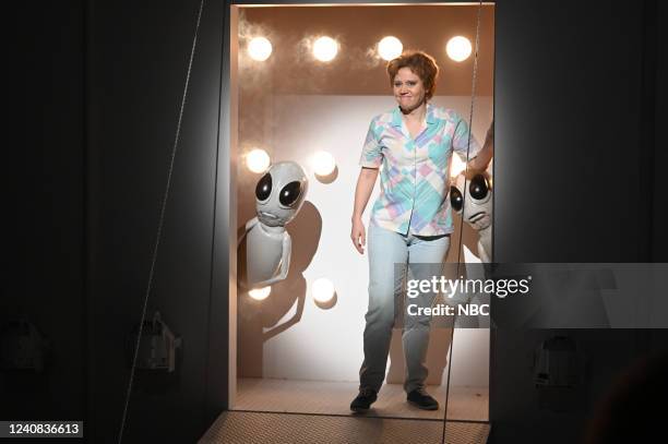 Natasha Lyonne, Japanese Breakfast Episode 1826 -- Pictured: Kate McKinnon as Ms. Rafferty during the Final Encounter cold open on Saturday, May 21,...