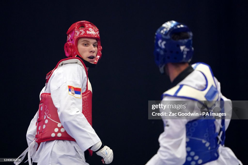 European Taekwondo Championships 2022 - Day Four - Manchester Regional Arena
