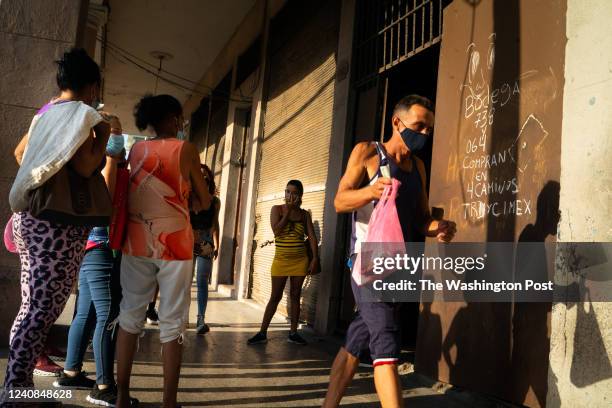 State run bodega in Havana has a line of people wanting to enter as the sun rises. Across Cuba, people are experiencing major food shortages. The...