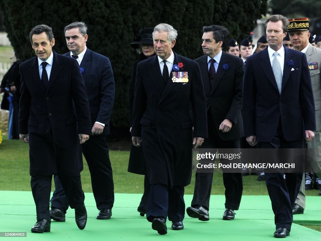 90Th Anniversary Of World War One Armistice, At The National Necropolis Of Douaumont In Douaumont, France On November 11Th, 2008.