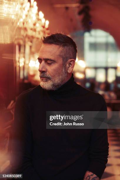 Actor Jeffrey Dean Morgan is photographed for Cigar & Spirits magazine on November 29, 2021 in New York, United States.