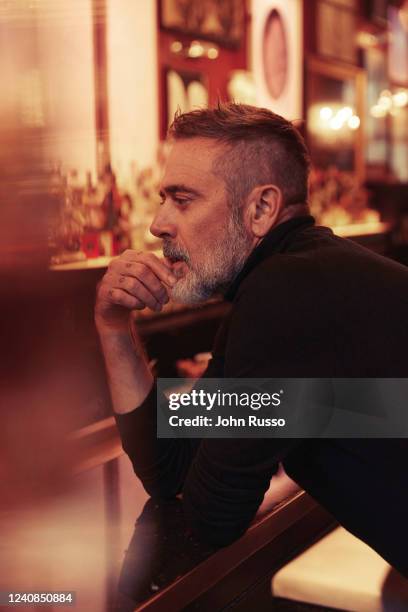 Actor Jeffrey Dean Morgan is photographed for Cigar & Spirits magazine on November 29, 2021 in New York, United States.