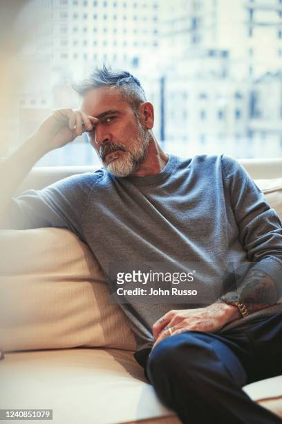 Actor Jeffrey Dean Morgan is photographed for Gio Journal magazine on November 29, 2021 in New York, United States.