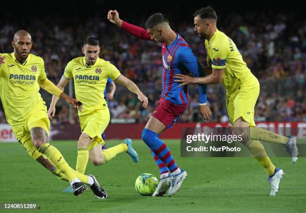 Ferran Torres during the match between FC Barcelona and Villarreal CF, corresponding to the week 38 of the Liga Santander, played at the Camp Nou...