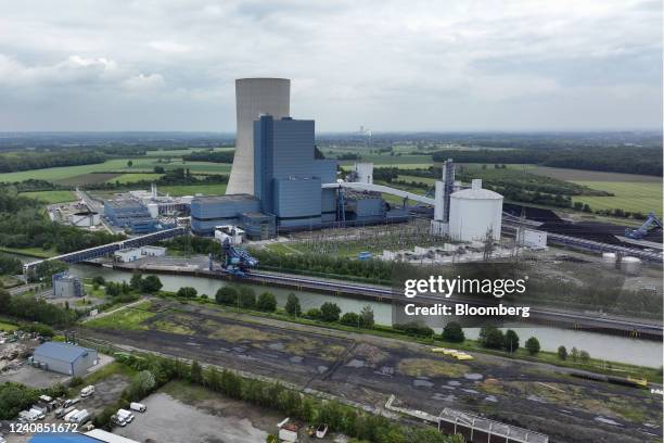 The Datteln 4 coal-fired power plant operated by Uniper SE in Datteln, Germany, on Saturday, May 21, 2022. S&P Global Ratings last week downgraded...