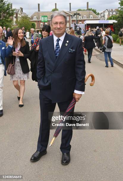 Alan Titchmarsh attends press day at the RHS Chelsea Flower Show at The Royal Hospital Chelsea on May 23, 2022 in London, England.