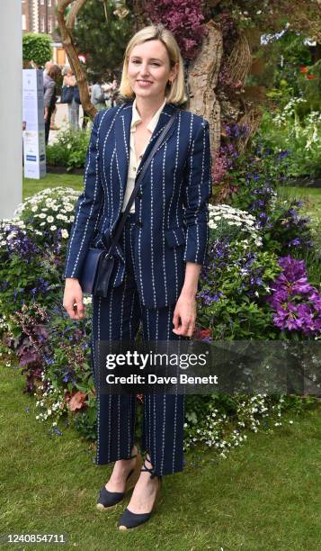 Laura Carmichael attends press day at the RHS Chelsea Flower Show at The Royal Hospital Chelsea on May 23, 2022 in London, England.