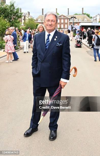 Alan Titchmarsh attends press day at the RHS Chelsea Flower Show at The Royal Hospital Chelsea on May 23, 2022 in London, England.