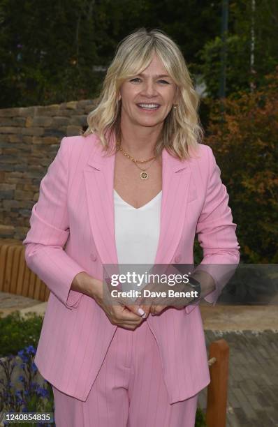 Zoe Ball attends press day at the RHS Chelsea Flower Show at The Royal Hospital Chelsea on May 23, 2022 in London, England.