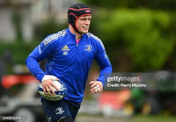 Dublin , Ireland - 23 May 2022; Josh van der Flier during Leinster Rugby squad trainingat UCD in Dublin.