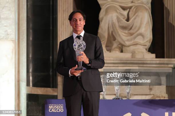 Alessandro Nesta former footballer of SS Lazio and AC Milan world champion with the Italian National Team in Berlin in 2006 during the FIGC Hall of...