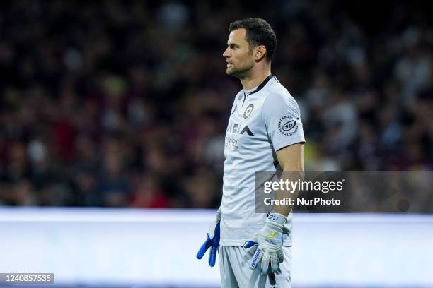 Daniele Padelli of Udinese Calcio during the Serie A match between US Salernitana 1919 and Udinese Calcio on May 22, 2022 in Salerno, Italy.