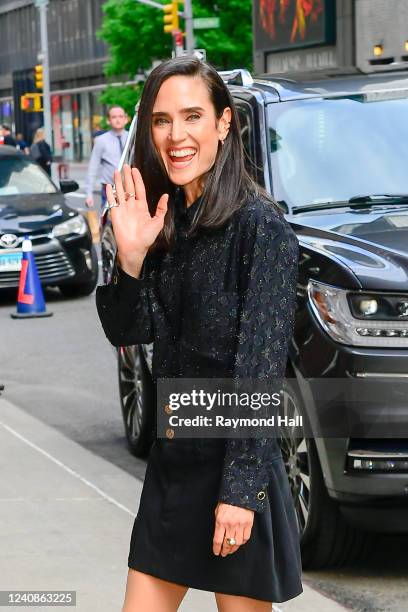 Jennifer Connelly stuns as she arrives at The Late Show with Stephen  Colbert in New York City