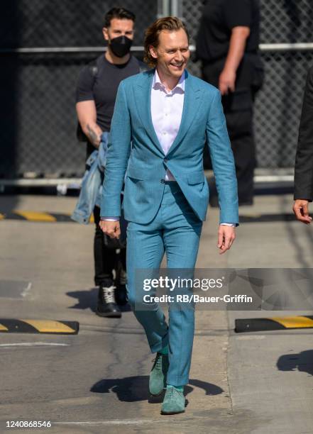 Tom Hiddleston is seen on May 23, 2022 in Los Angeles, California.