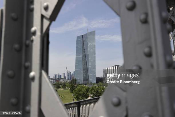 The European Central Bank headquarters in Frankfurt, Germany, on Monday, May 23, 2022. While ECB policy makers have increasingly coalesced around the...