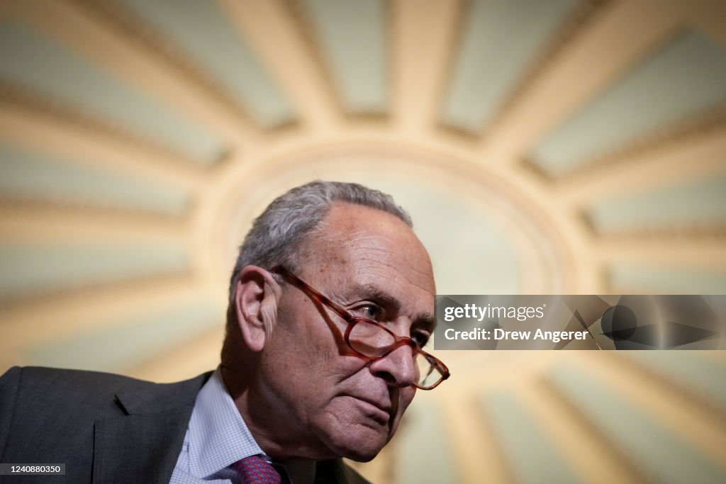 Senators Meet On Capitol Hill For Weekly Policy Luncheons