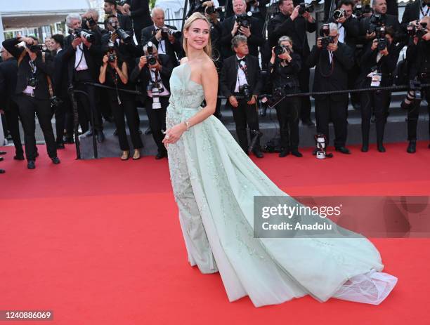 English swimwear designer Kimberley Garner arrives for the screening of the film âLâinnocent â at the 75th annual Cannes Film Festival in Cannes,...