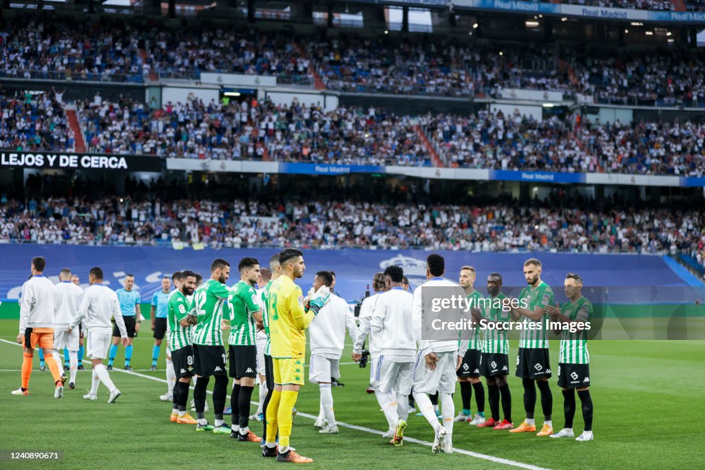 Real Madrid v Real Betis Sevilla - La Liga Santander