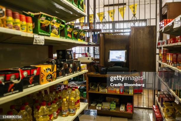 An A2 payment terminal inside a convenience store in the Soweto district of Johannesburg, South Africa, on Wednesday, March 4, 2020. South Africa's...