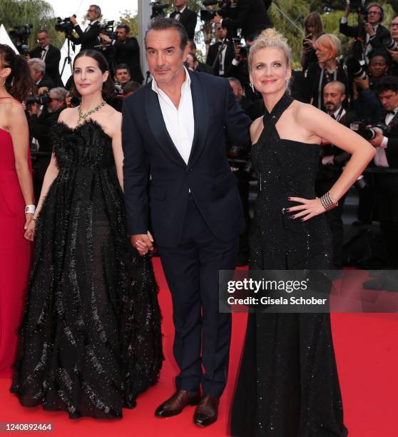 Anne Parillaud, Niels Schneider, Sophie Marceau, Amira Casar, Jean Dujardin and Mélanie Laurent attend the 75th Anniversary celebration screening of...