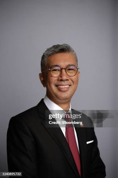 Zafrul Abdul Aziz, Malaysia's finance minister, following a Bloomberg Television interview on day three of the World Economic Forum in Davos,...