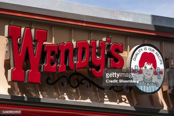 Wendy's fast food restaurant in Richmond, California, US, on Wednesday, May 25, 2022. Wendy's Co. Surged in trading after shareholder Trian Fund...