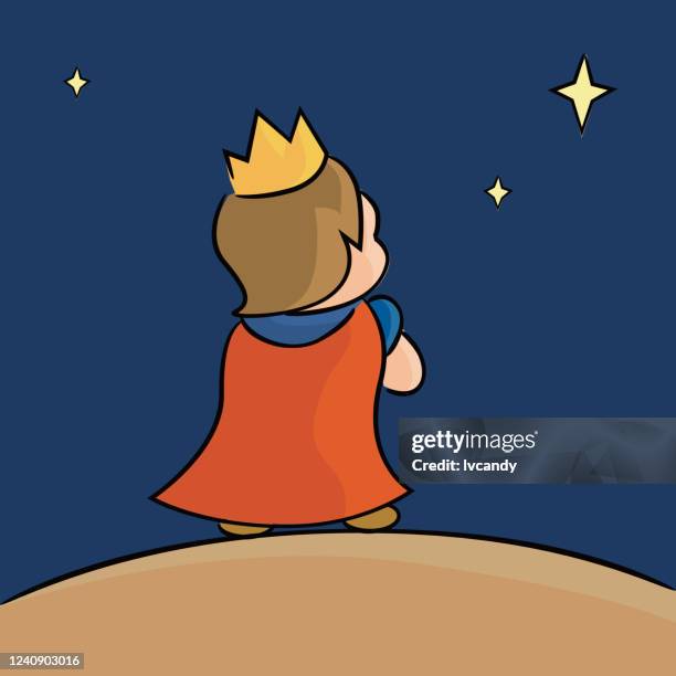 little prince - prince stock illustrations