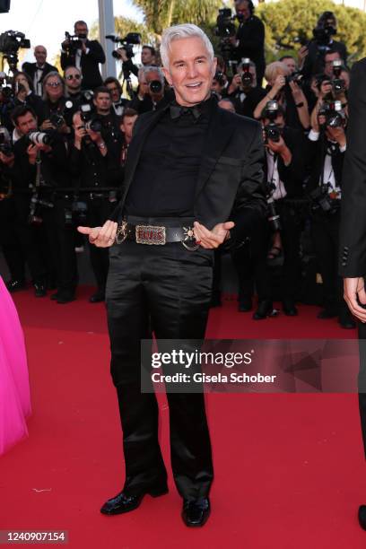 Director Baz Luhrmann attends the screening of "Elvis" during the 75th annual Cannes film festival at Palais des Festivals on May 25, 2022 in Cannes,...